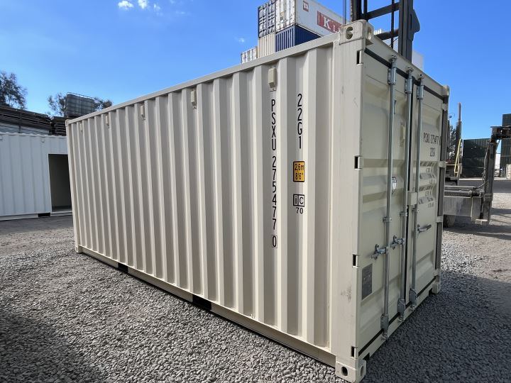 Cream container – side view