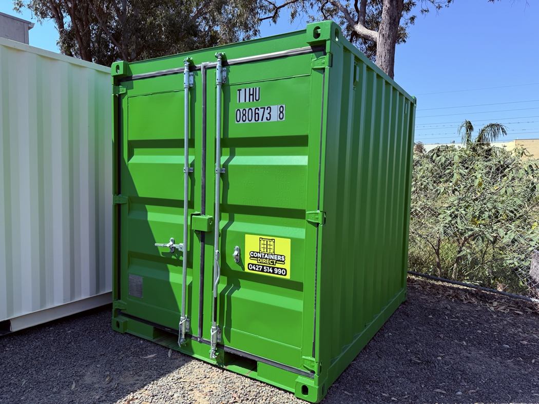 Green 10ft A-grade shipping container