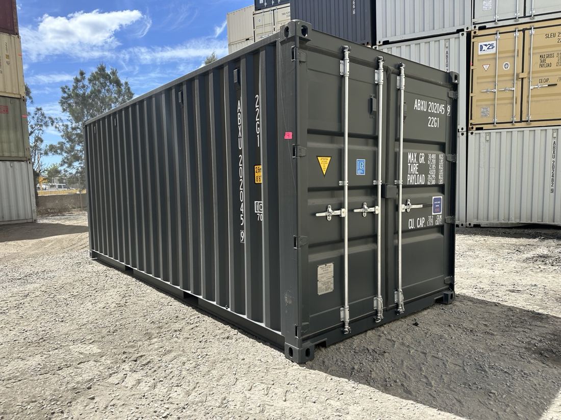 Grey container – front and side